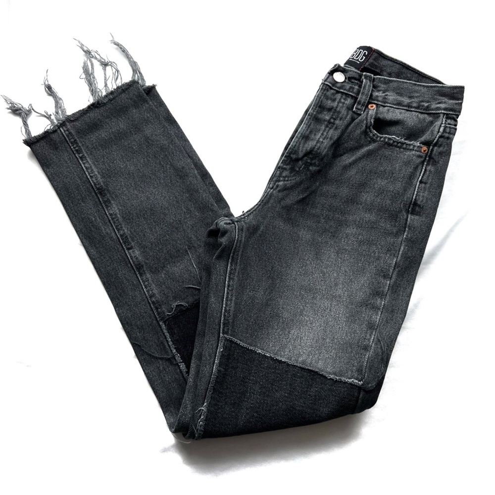 BDG Slim Straight Patch Jeans Sz:25 - Picture 6 of 16